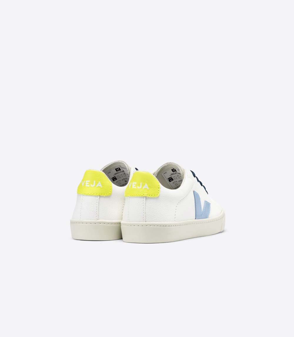 Veja Trainers Kids White - Esplar Lace Chromefree - XBZW-68539